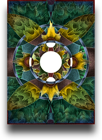 Leaf Mandala by Daniele Jones