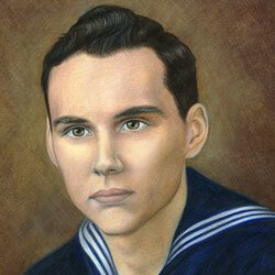 Military Portrait Drawing